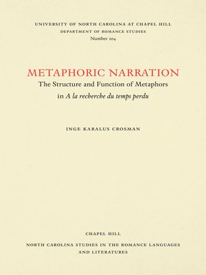 cover image of Metaphoric Narration